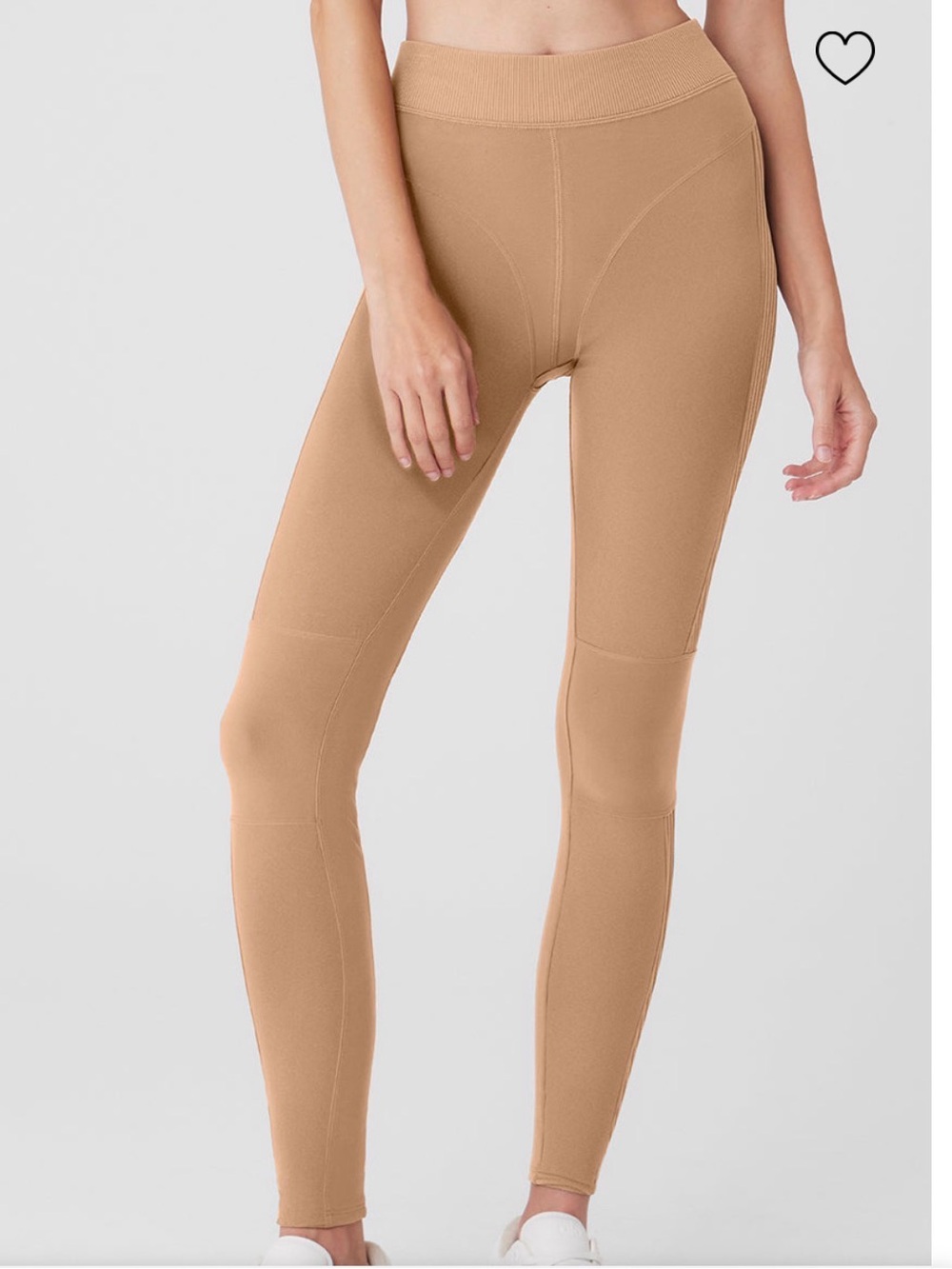 ALO Alosoft Head Start legging toasted almond NWT S (Fit056)